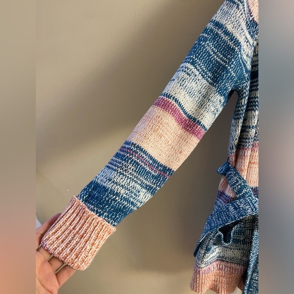 Sundance Hayden sweater cardigan silk blend belted open front XL‎ Petite NWT - Picture 6 of 9